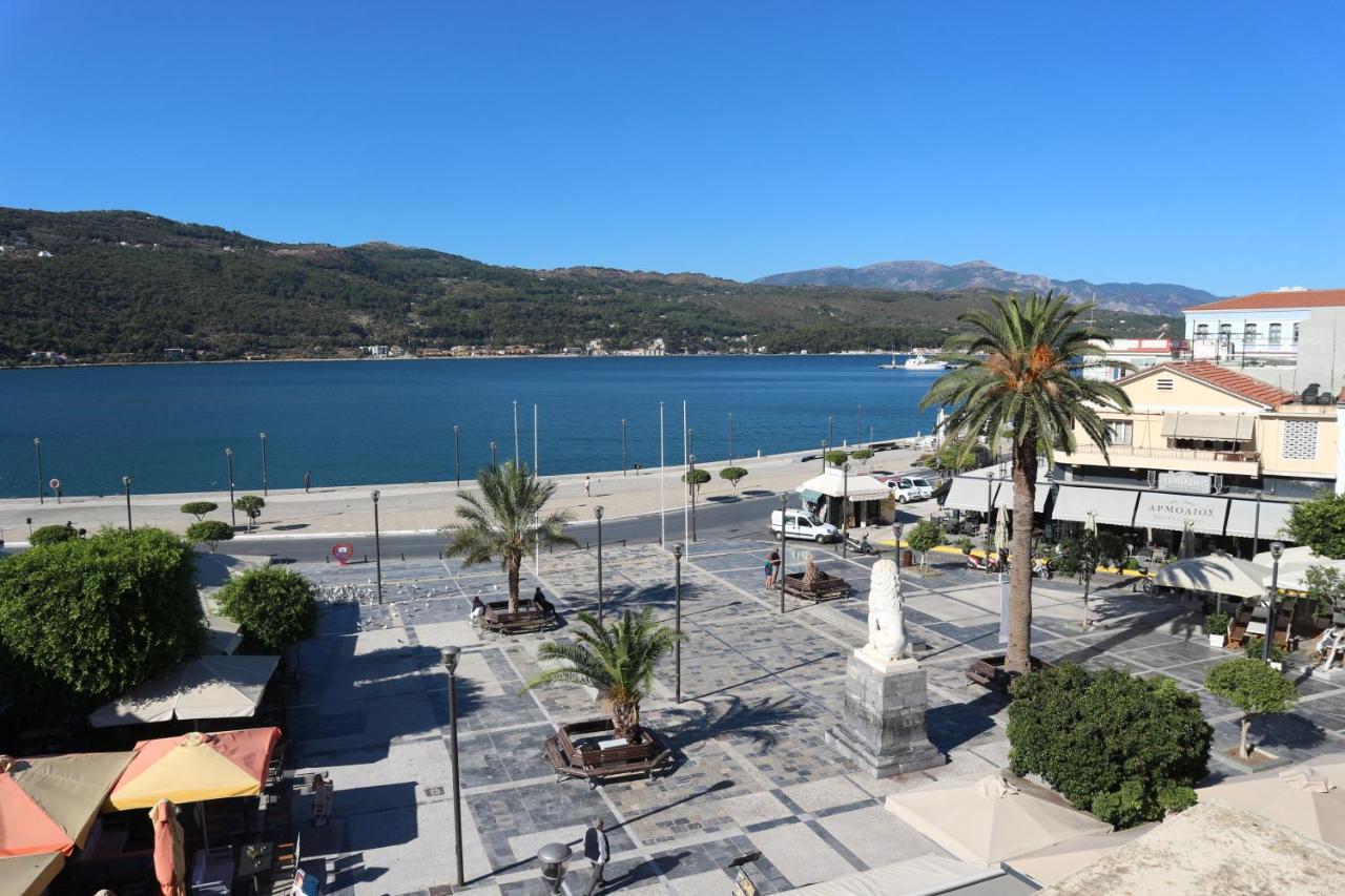 Ferienwohnung Plateia Sea View Loft Samos Town Exterior foto